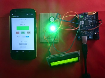 Bluetooth Developer Studio with Arduino 101 and Android phone
