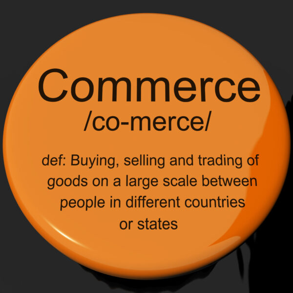 commerce definition button showing trading buying and selling M1vYubwd e1516882758729