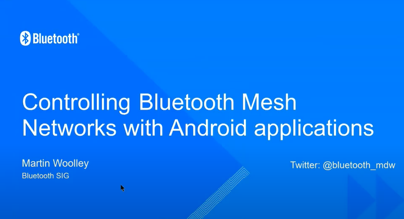 Controlling Bluetooth® Mesh Networks with Android Applications ...