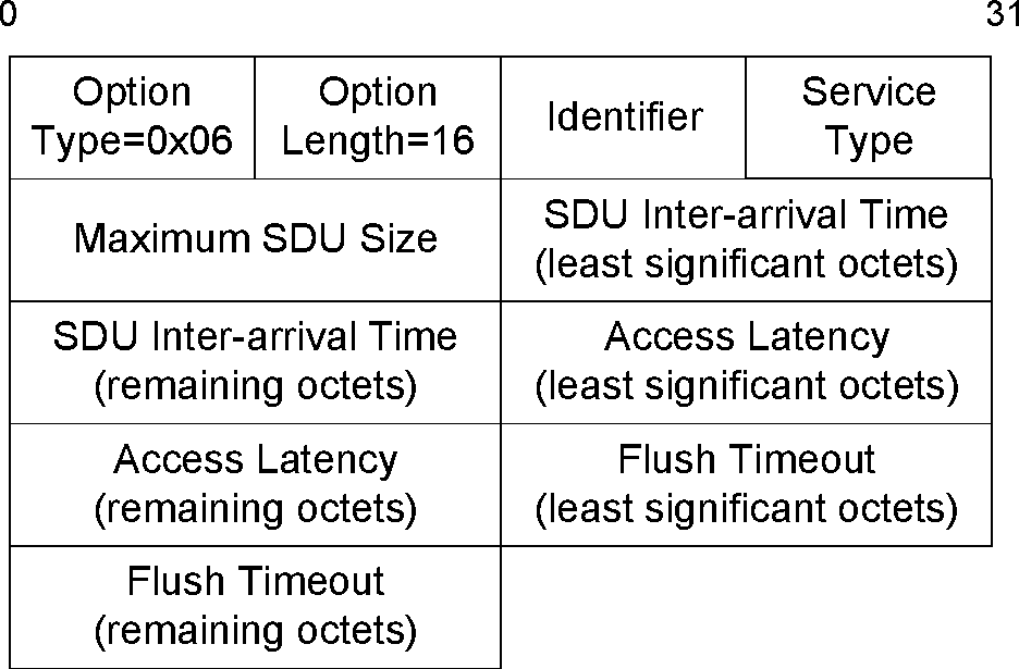 Extended Flow Specification option format