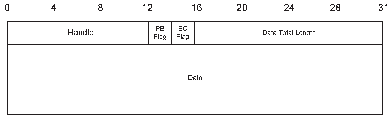 HCI ACL Data packet