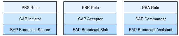 Public Broadcast Profile relationship to CAP and BAP roles